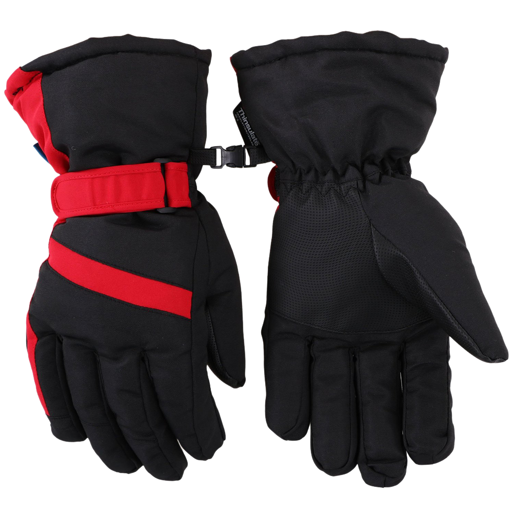Simplicity Men's 3M Thinsulate Lined Waterproof Snowboard - Ski Gloves