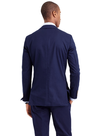Ludlow suit jacket with double vent in Italian chino