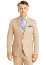 Ludlow suit jacket with double vent in Italian chino