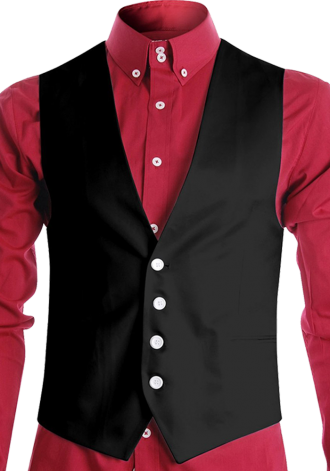 FLATSEVEN Mens Slim Fit Business Casual Premium Vest