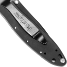 Kershaw 1660CKT Ken Onion Black Leek Folding Knife with SpeedSafe