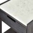 Tux marble top nightstand