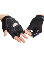 Short Half Finger Gloves Breathable Mesh