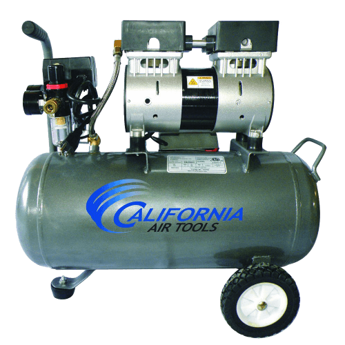 CAT-6310 Ultra Quiet and Oil-Free 1.0 Hp 6.3-Gallon Steel Tank Air Compressor