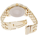 Nine West Women's NW-1578CHGB Champagne Dial Gold-Tone Bracelet Watch