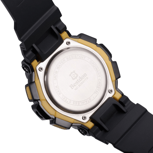 Bestdon Swiss Men's Sports Watches Digital Multifuction Display Time Yellow