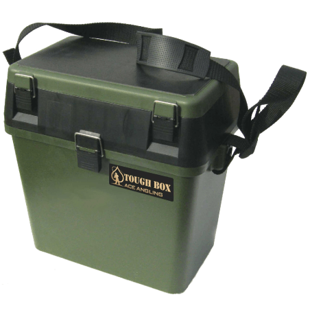 Fishing-Tackle-Seat-Box-Includes-Padded-Strap-&-Seat-Pad-Very-Strong-Freepost