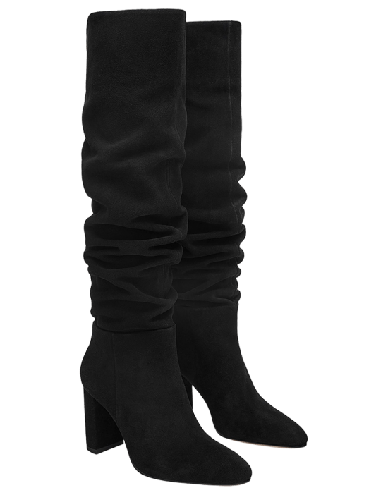 High Heel Leather Boots