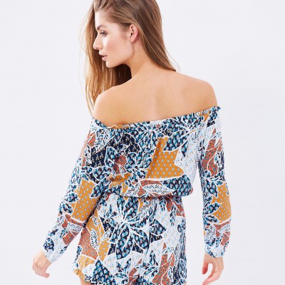 All About Eve Sunset Playsuit