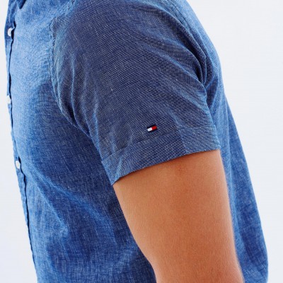 Cotton Linen Chambray Shirt from Tommy Hilfiger