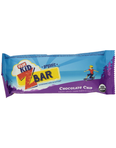 Clif Kid Organic ZBar Organic Chocolate Chip 18 Count