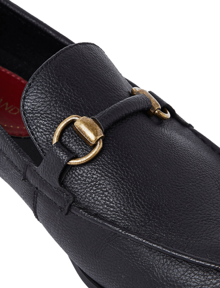 Black Snaffle Loafers
