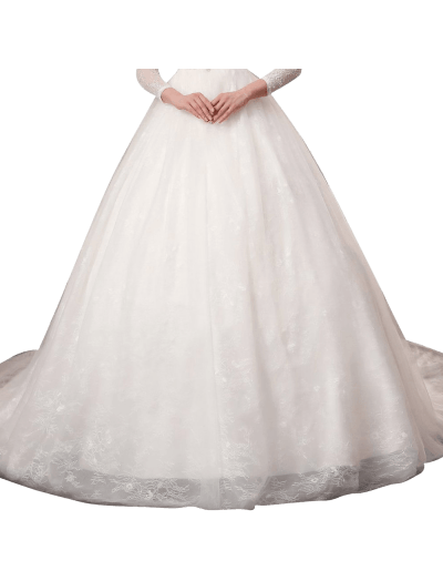 Gown In Lace Wedding Dress