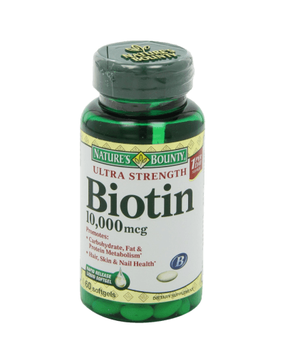 Nature's Bounty Biotin 10000 MCG Softgels 120 Count