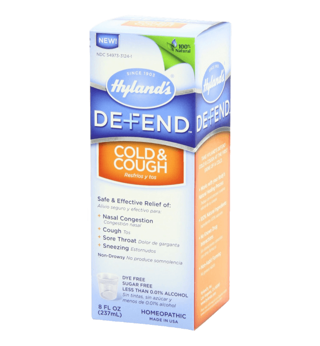 Hyland's Defend Cough and Cold 8 Ounce