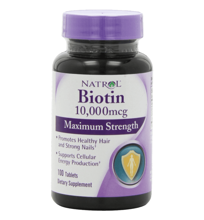 Natrol Biotin 10000 mcg Maximum Strength Tablets 100-Count