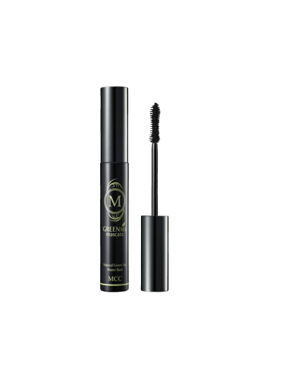Organic Green Tea Volumizing Mascara and Black Eyeliner 
