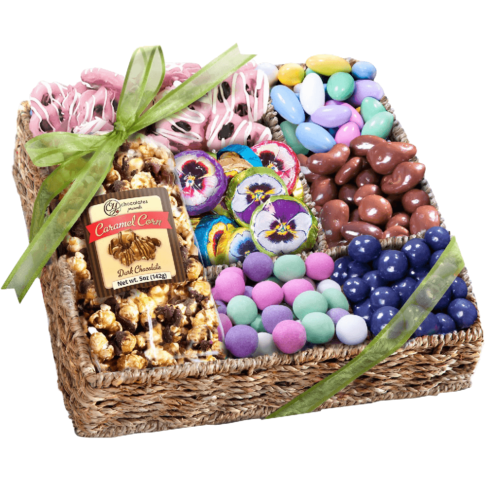 Spring Chocolate Sweets and Treats Gift Basket