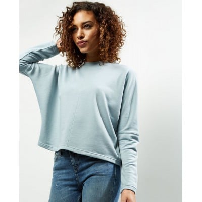 Batwing Sleeve Cropped Sweater