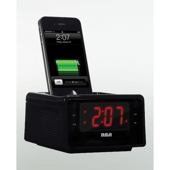 Dual Alarm Clock iPod Charging Station