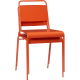 Lucinda orange stacking chair