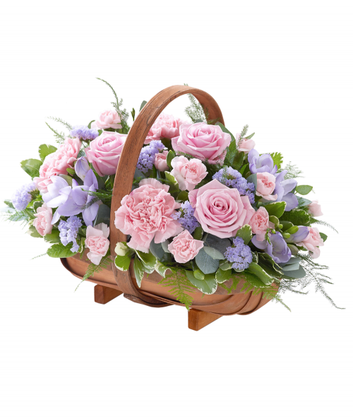 Mixed Basket Pink and Lilac