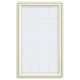 Left-Hand Casement Vinyl Window with Grids 