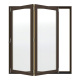 W-4500 Series Right-Hand Folding Wood Patio Door