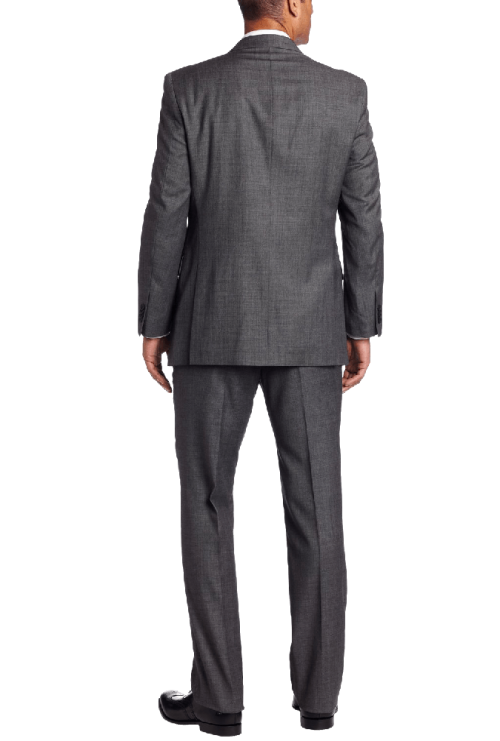 Men&#039;s Nathan Gray Pinstripe Two-Button Trim-Fit Suit