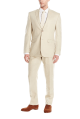 Men's Two Button Suit with Flat Front Pant