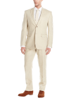 Men's Two Button Suit with Flat Front Pant