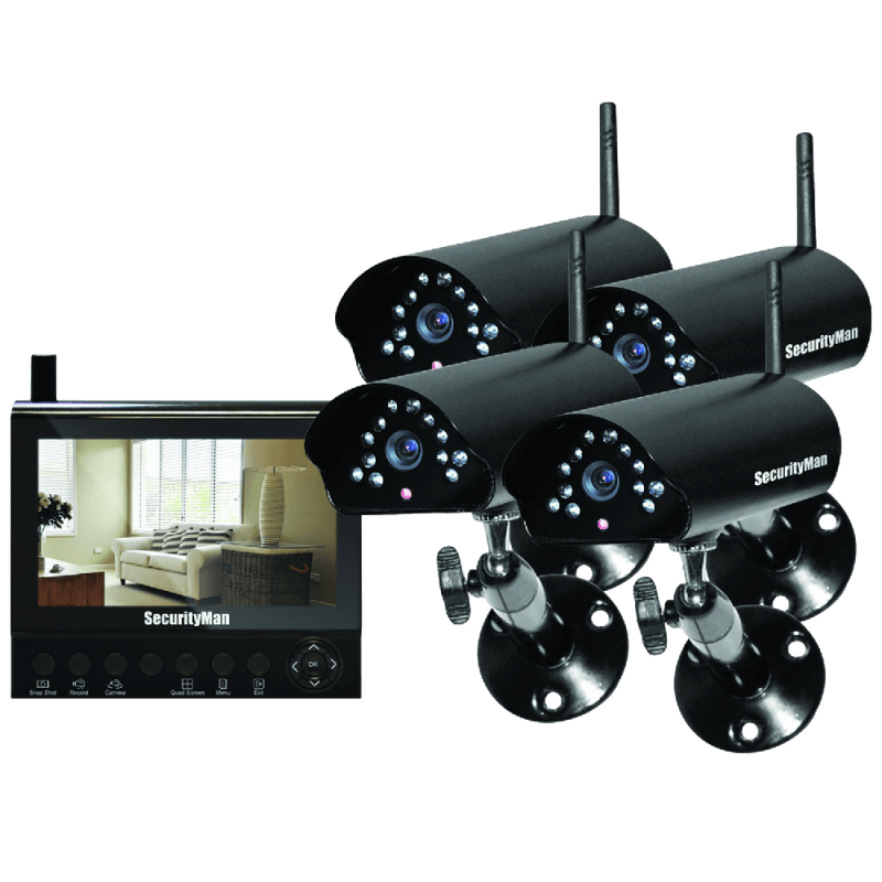 4-Channel Wireless Security System
