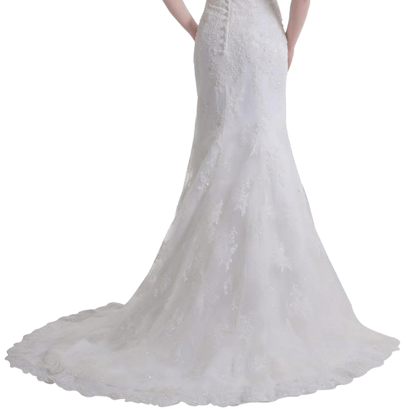 Luxury vintage wedding dress