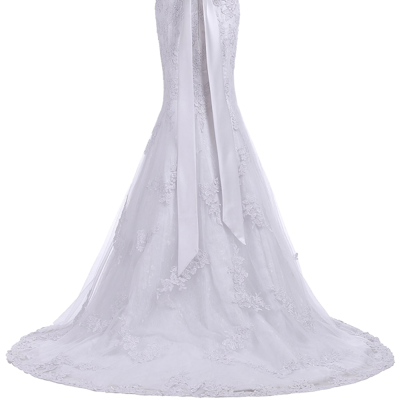 Elegant Trumpet Evening Gown Bridal
