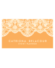 Moroccan Lace Pattern Business Card