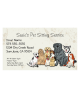 Pet Sitting Service Business Card