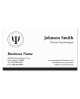 Psychology Appointment Business Cards