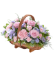 Mixed Basket Pink and Lilac