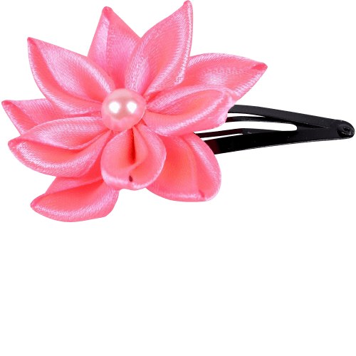 Flower barrette handmade hair clip hair