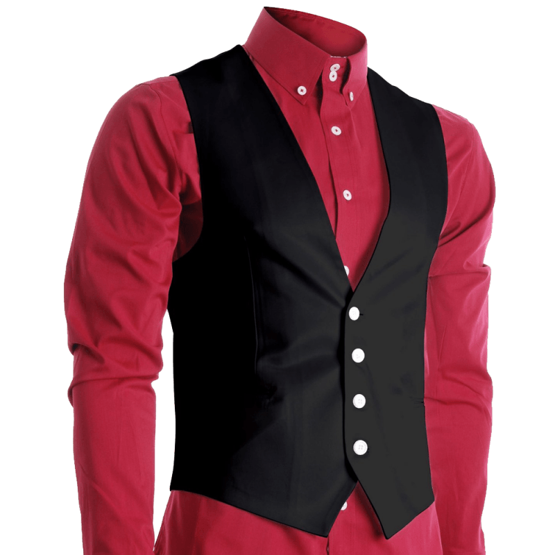 FLATSEVEN Mens Slim Fit Business Casual Premium Vest