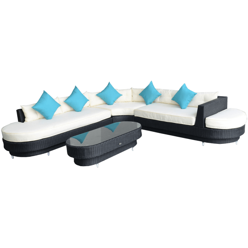 Oval Sofa Sectional Furniture Set
