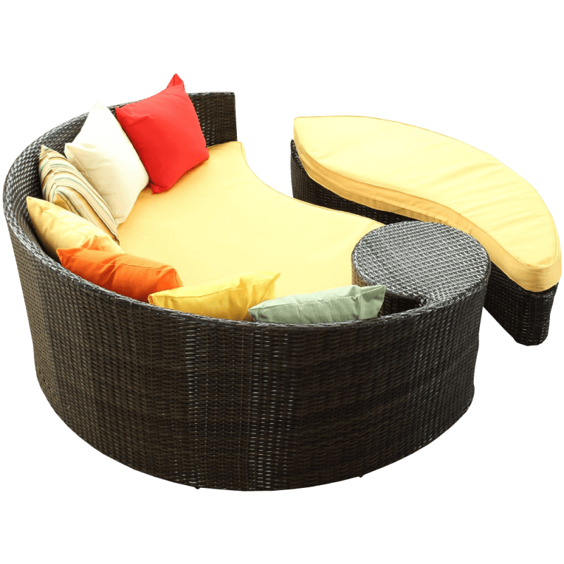 Wicker Patio Daybed