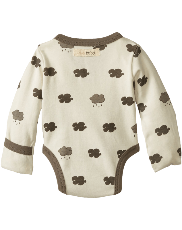 L'ovedbaby Unisex Baby Organic Kimono Bodysuit