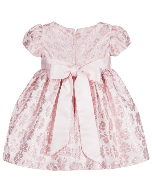 Romano Princess Baby Girls Brocade Dress with Diamanté