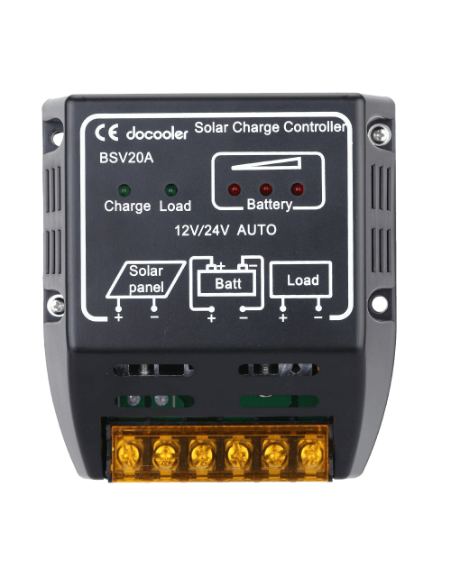 Docooler 20A 12V-24V Solar Charge Controller Solar Panel Battery Regulator Safe Protection