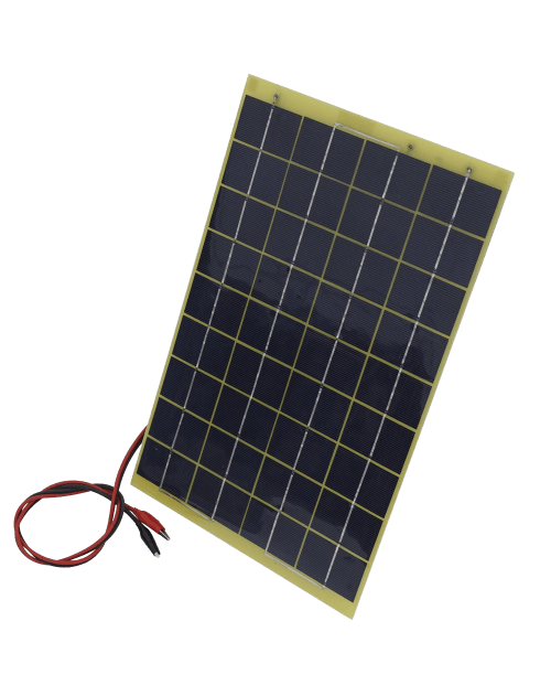 Watts 12 Volts Epoxy Solar Panel Module 12V Battery Charger Camping