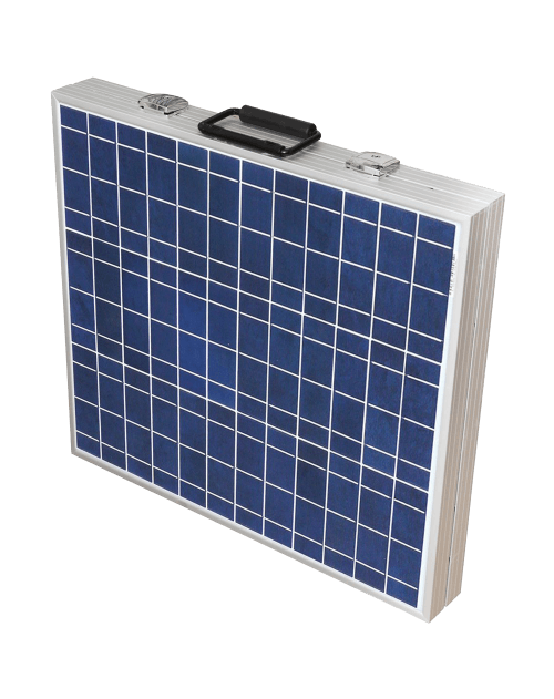 12 Volts 120 Watts Portable Folding Polycrystalline PV Solar Panel