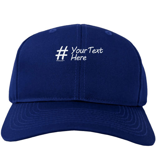 Hashtag Adult Dark Baseball Cap