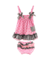 Toddlers Infant Girls Cotton Cute Dress+ Underpants Outfit Sets