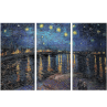Starry Night over The Rhone by Vincent Van Gogh Reproduction